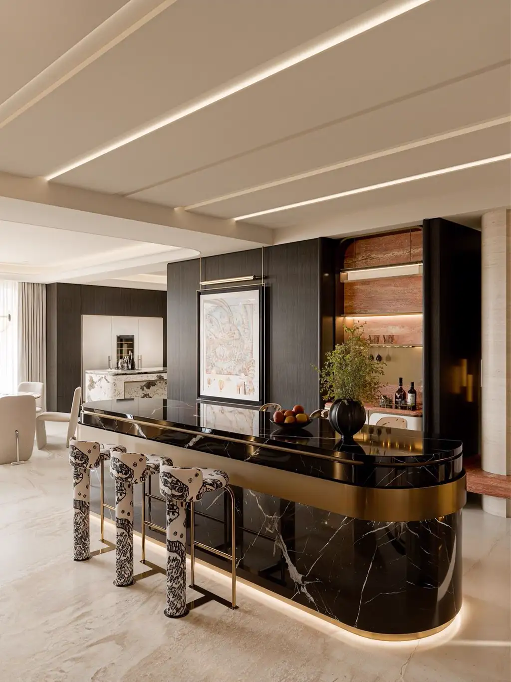 Light Luxury Interior Rendering 02, interior view 2