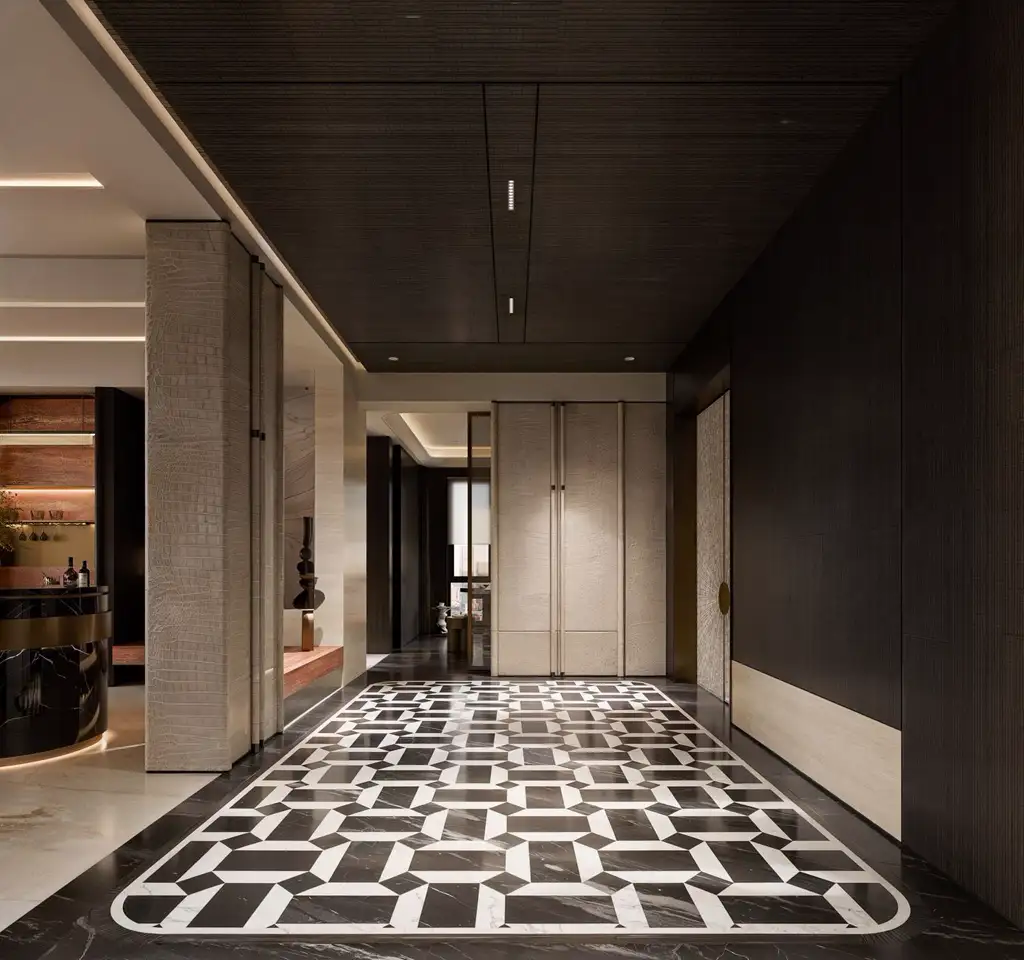 Light Luxury Interior Rendering 02, interior view 3