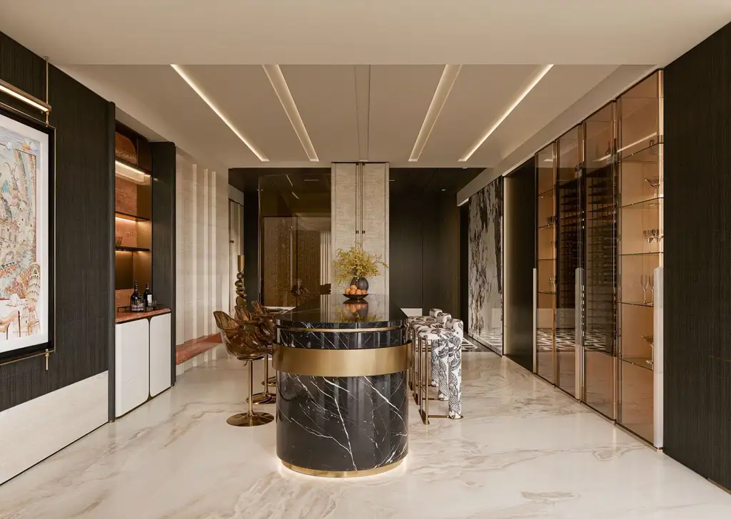 Light Luxury Interior Rendering 02, interior view 11