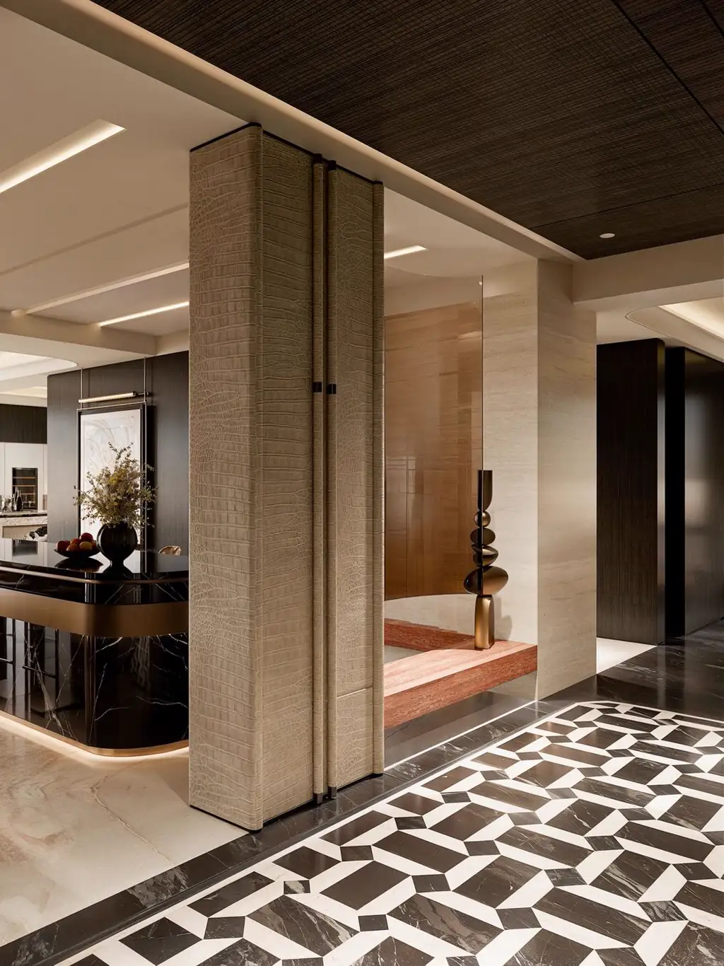 Light Luxury Interior Rendering 02, interior view 14