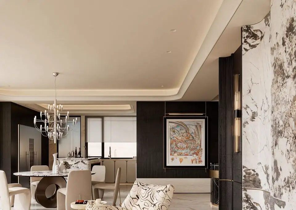Light Luxury Interior Rendering 02 cover rendering