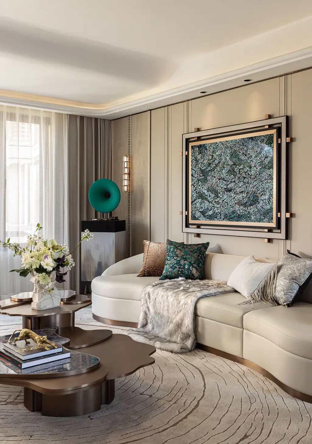 Light Luxury Interior Rendering 03, interior view 1