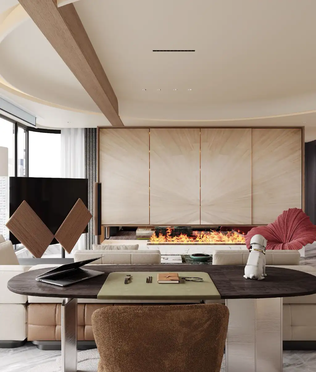 Light Luxury Interior Rendering 04, interior view 3