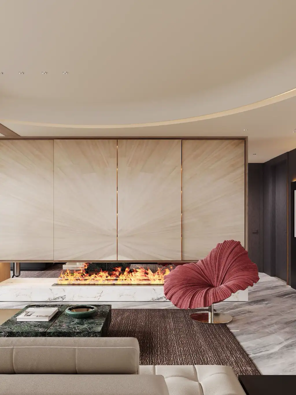 Light Luxury Interior Rendering 04, interior view 8