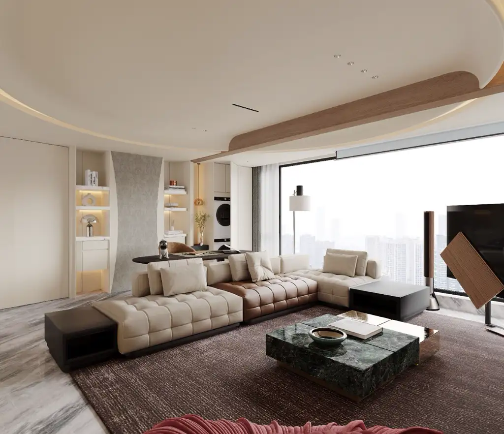 Light Luxury Interior Rendering 04, interior view 16