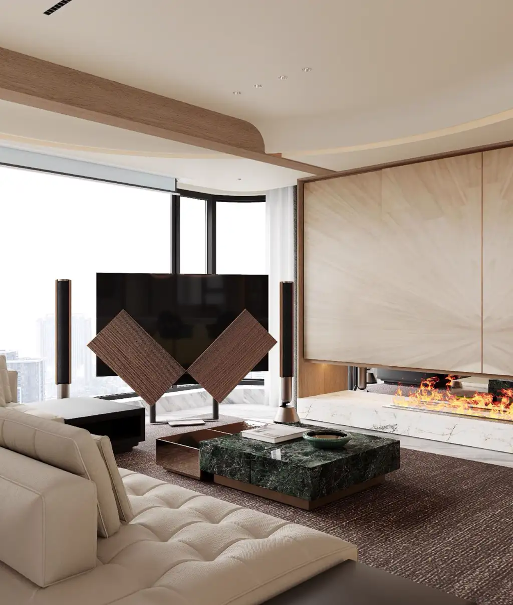 Light Luxury Interior Rendering 04, interior view 23