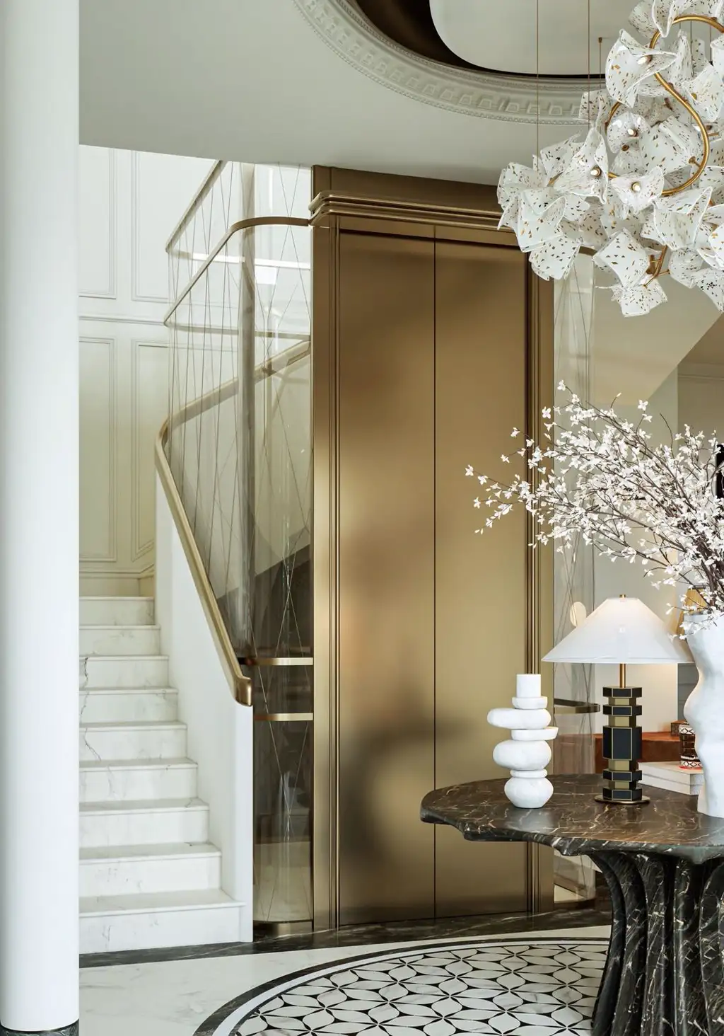Light Luxury Full-home Rendering 01, interior view 2