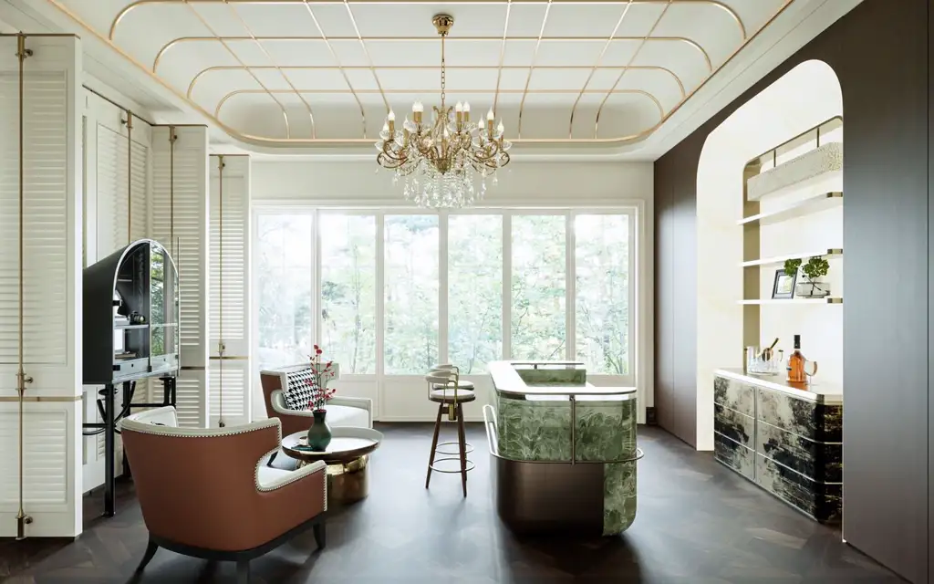 Light Luxury Full-home Rendering 01, interior view 4