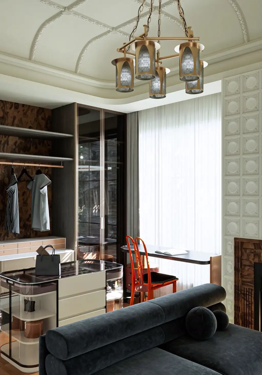 Light Luxury Full-home Rendering 01, interior view 7