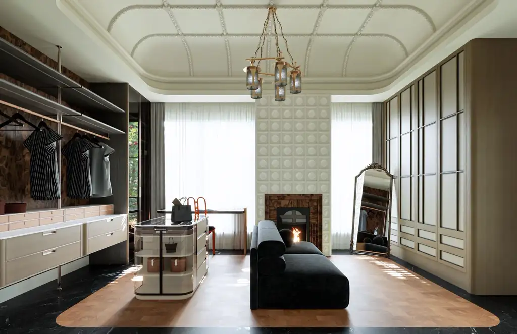 Light Luxury Full-home Rendering 01, interior view 8