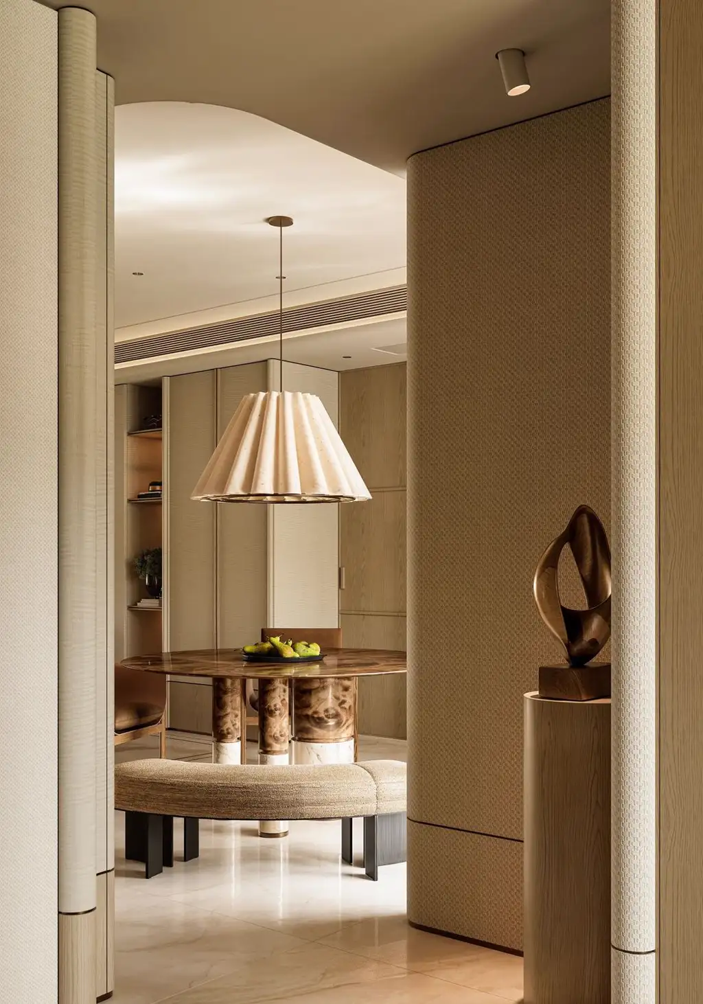 Warm Residential Rendering 04, interior view 4