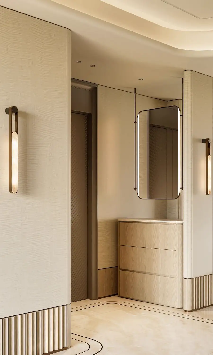 Warm Residential Rendering 04, interior view 9