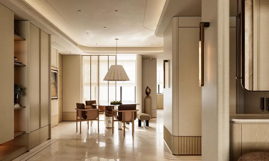Warm Residential Rendering 04, interior view 13