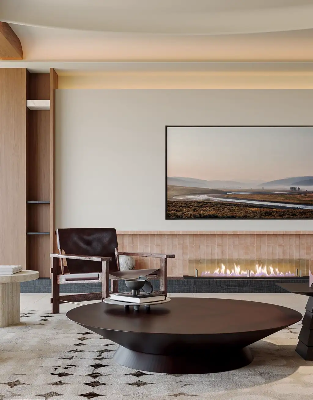 Warm Residential Rendering 05, interior view 3
