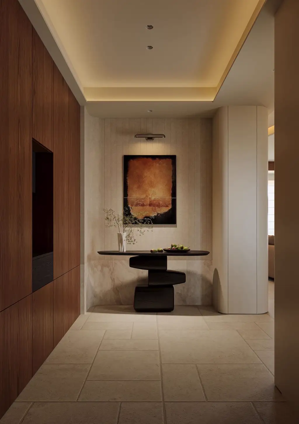 Warm Residential Rendering 05, interior view 4