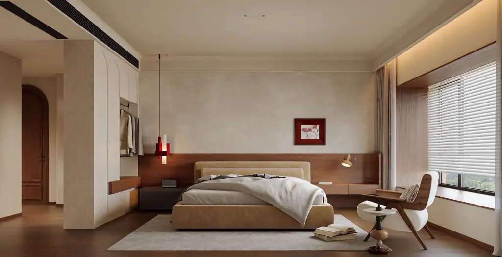 Warm Residential Rendering 05, interior view 5
