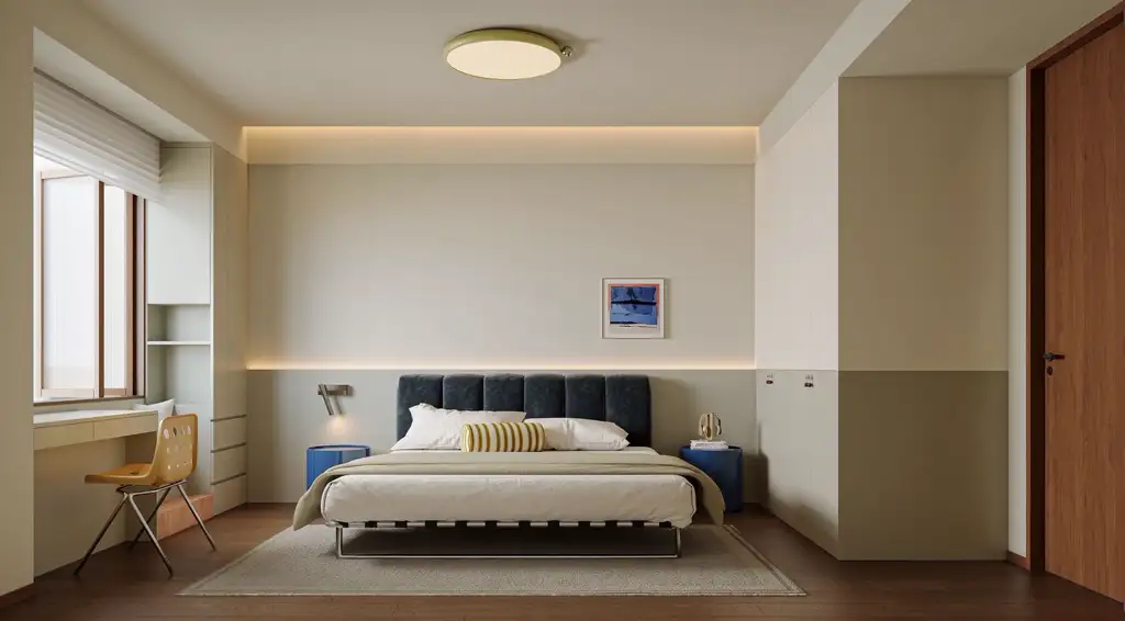 Warm Residential Rendering 05, interior view 7