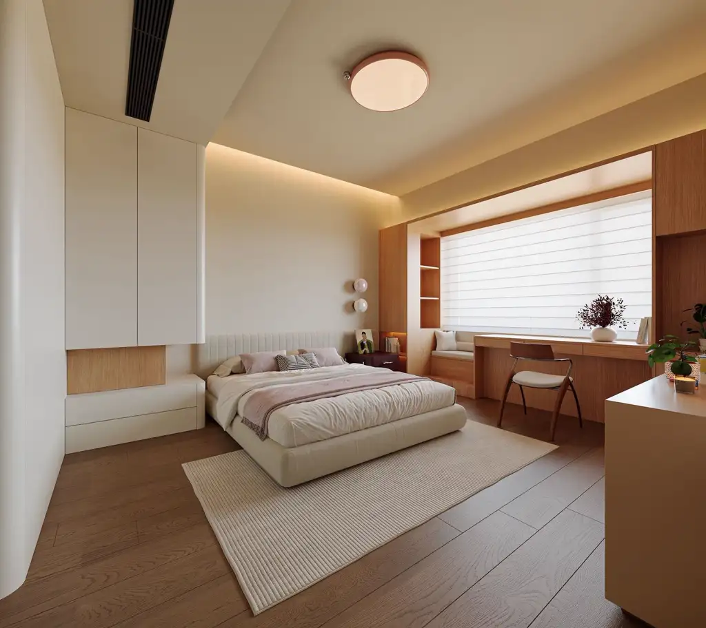 Warm Residential Rendering 05, interior view 8