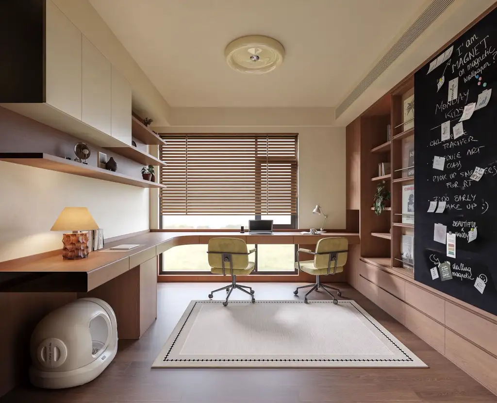 Warm Residential Rendering 05, interior view 10