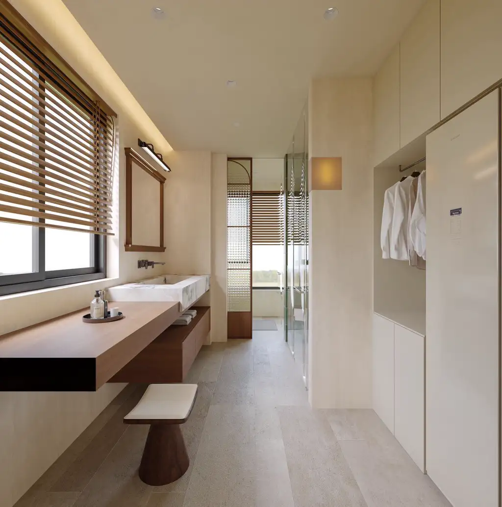 Warm Residential Rendering 05, interior view 11