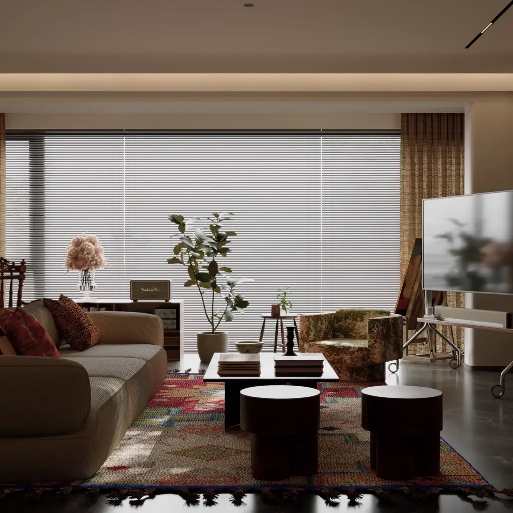 Warm Residential Rendering 08, interior view 6