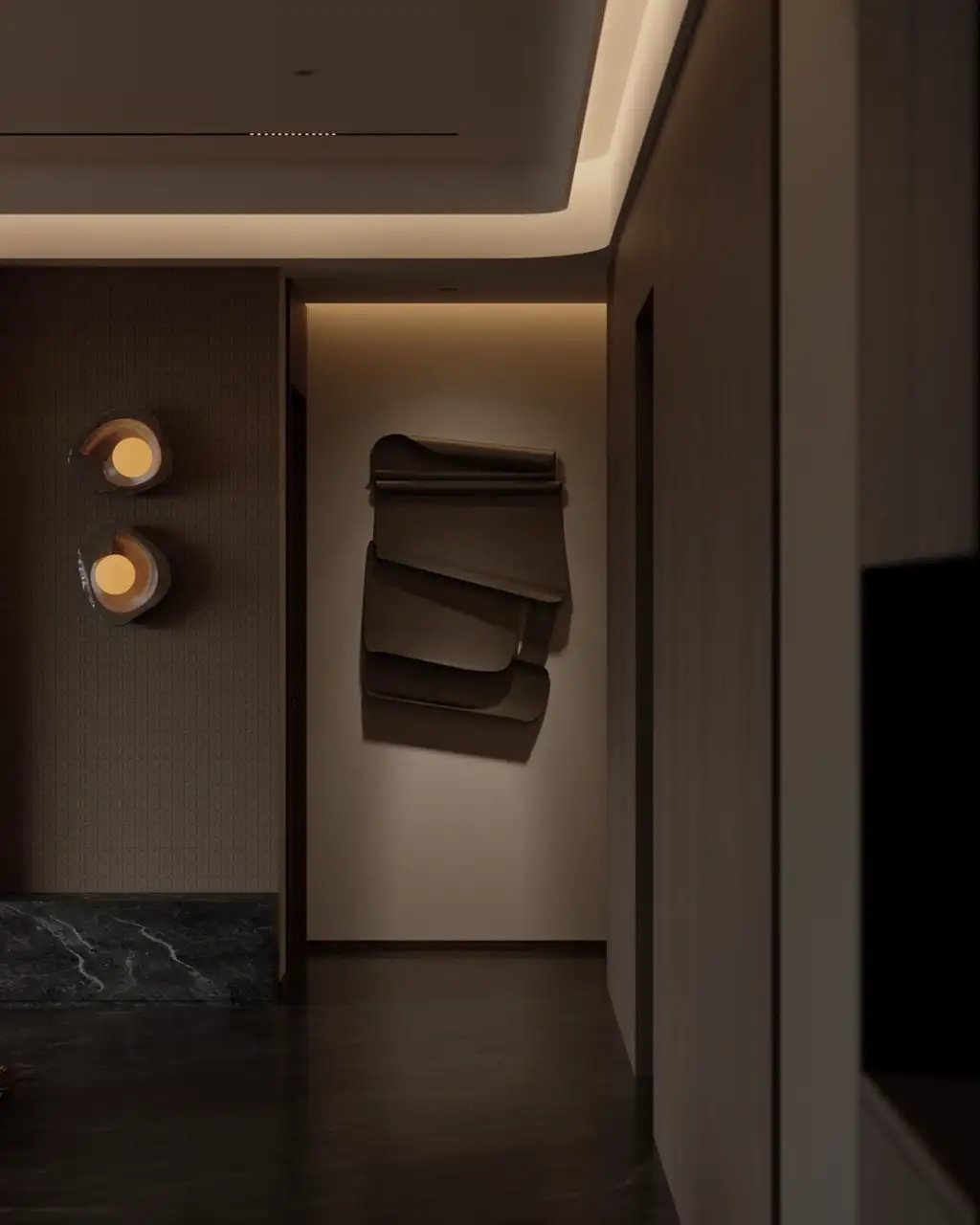 Warm Residential Rendering 08, interior view 8