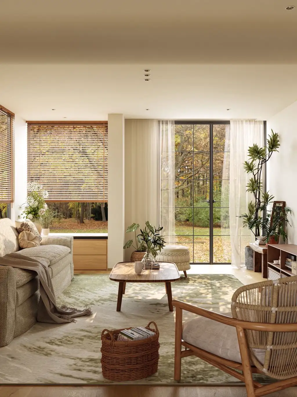 Warm Residential Rendering 09, interior view 3