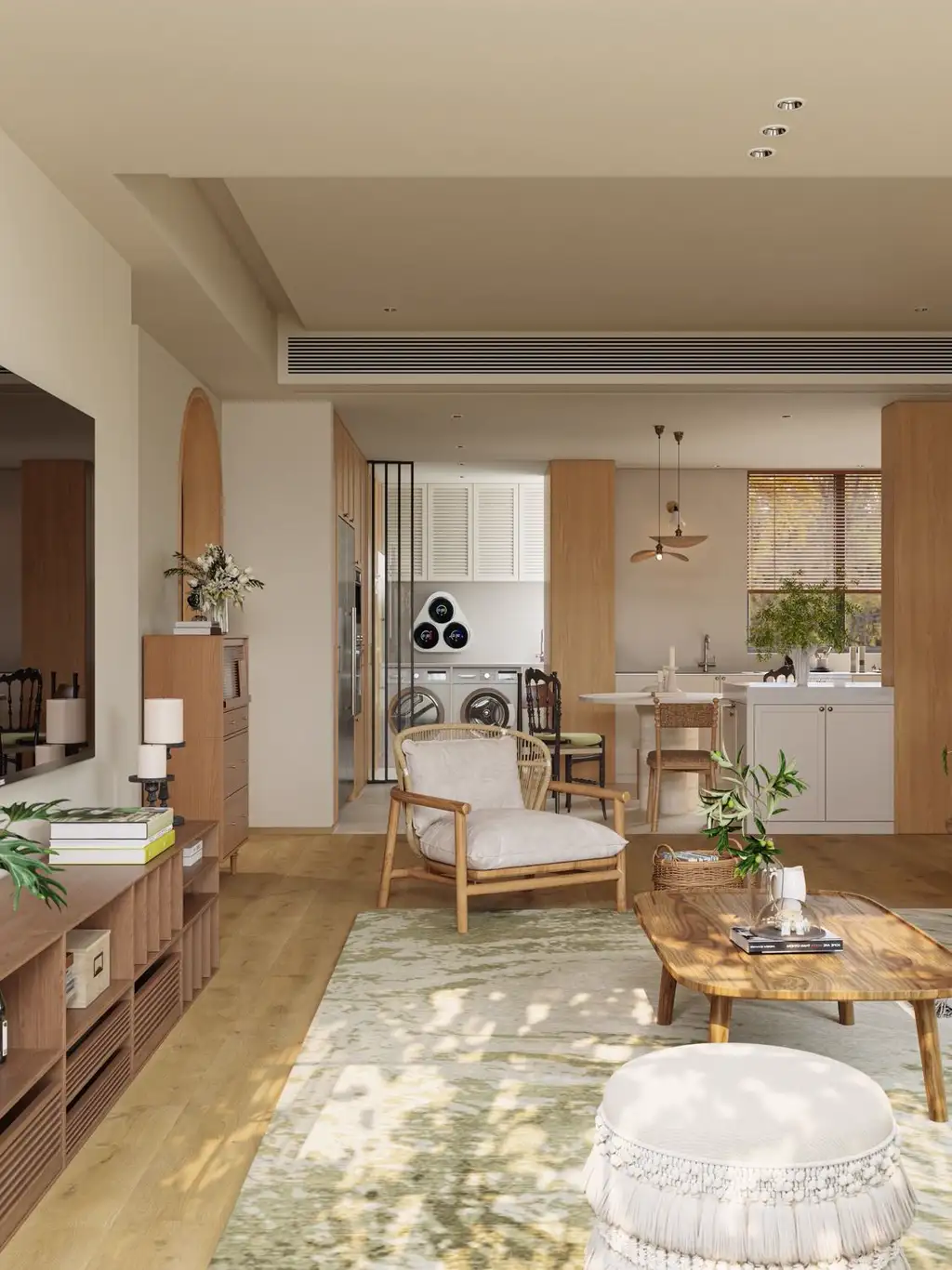 Warm Residential Rendering 09, interior view 4