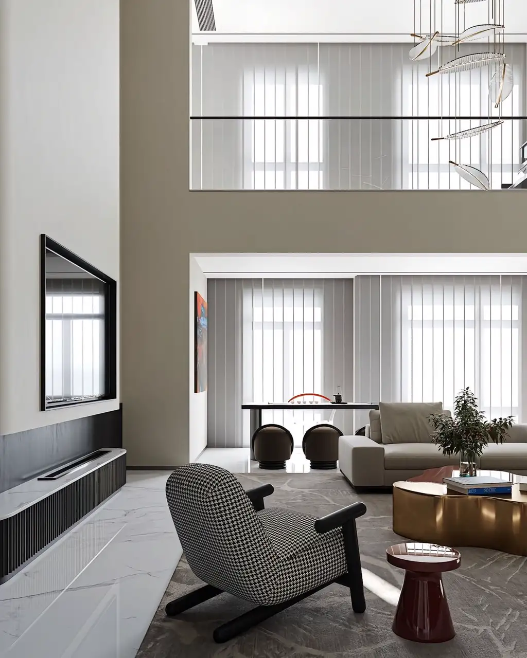Modern Interior Rendering 03, interior view 4