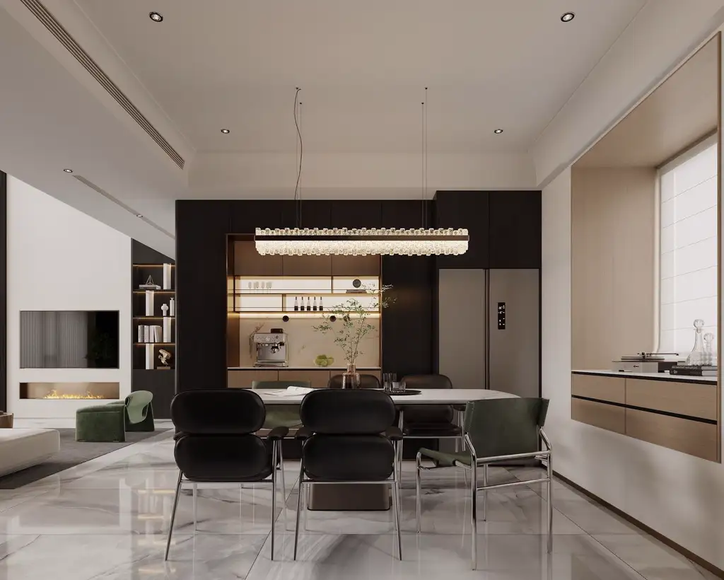 Double-height Villa Rendering 11, interior view 8