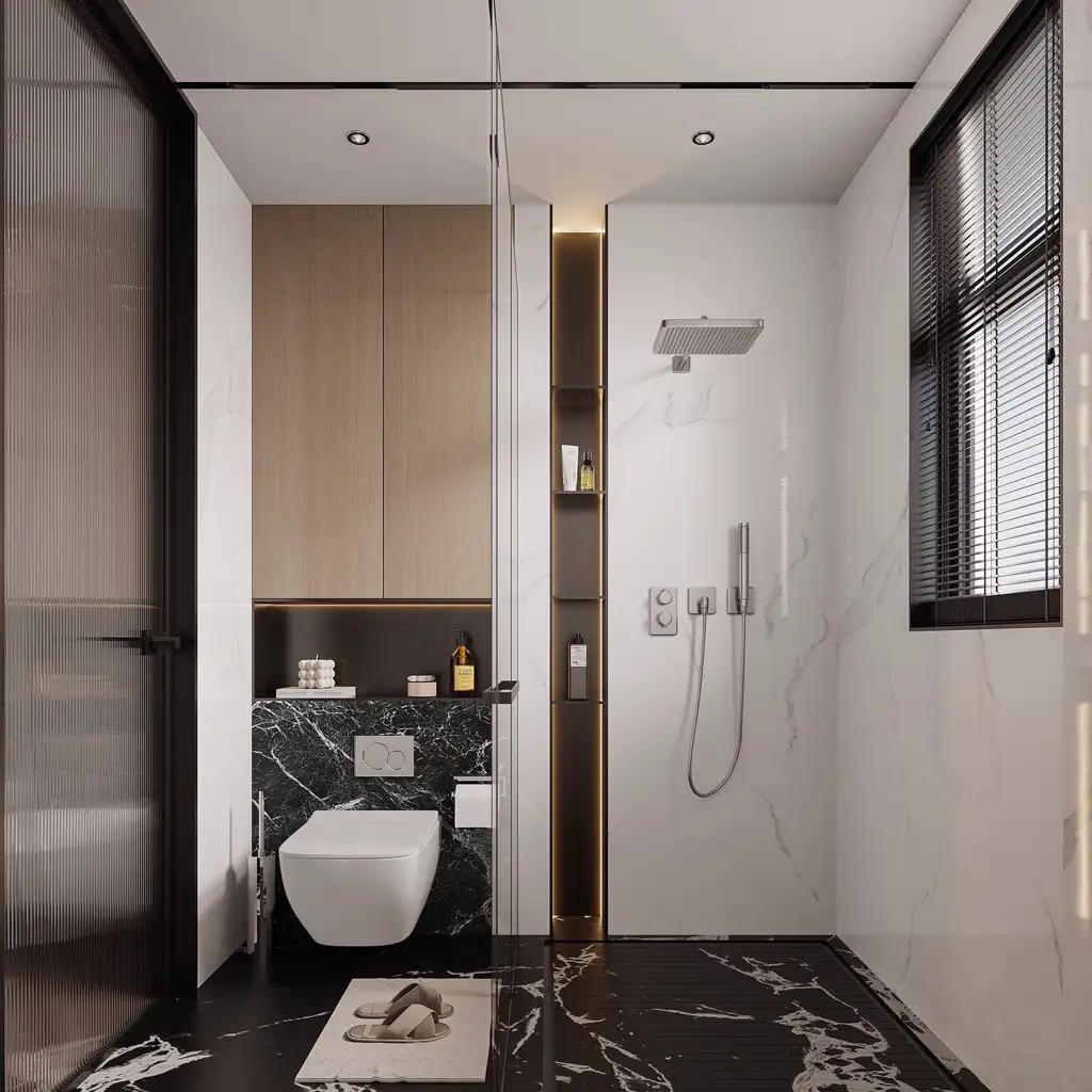 Double-height Villa Rendering 11, interior view 13