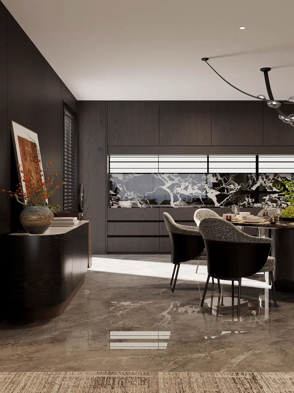 Light Luxury Interior Rendering 06, interior view 2