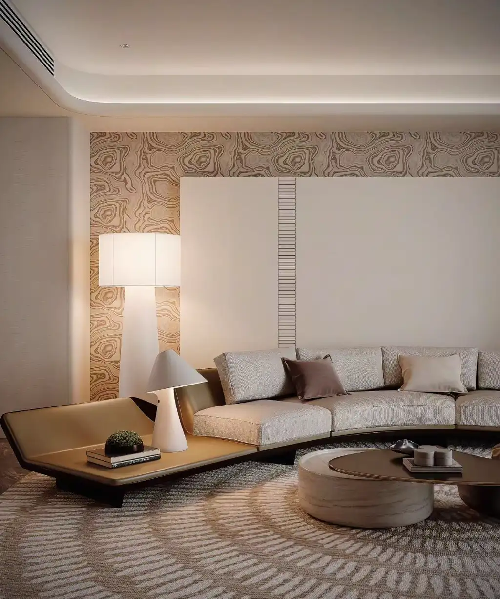 Light Luxury Interior Rendering 08, interior view 6