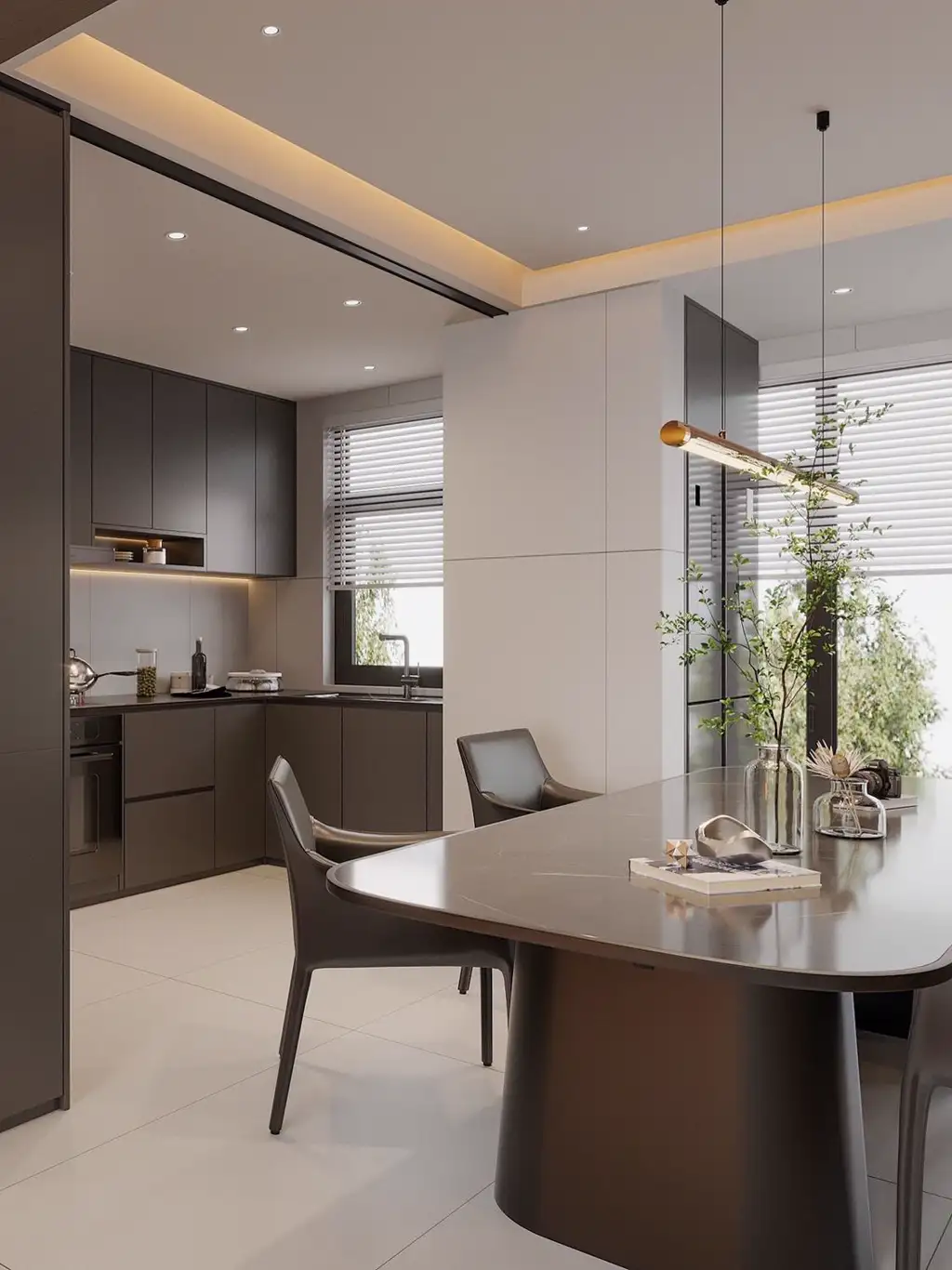 Light Luxury Full-home Rendering 02, interior view 7