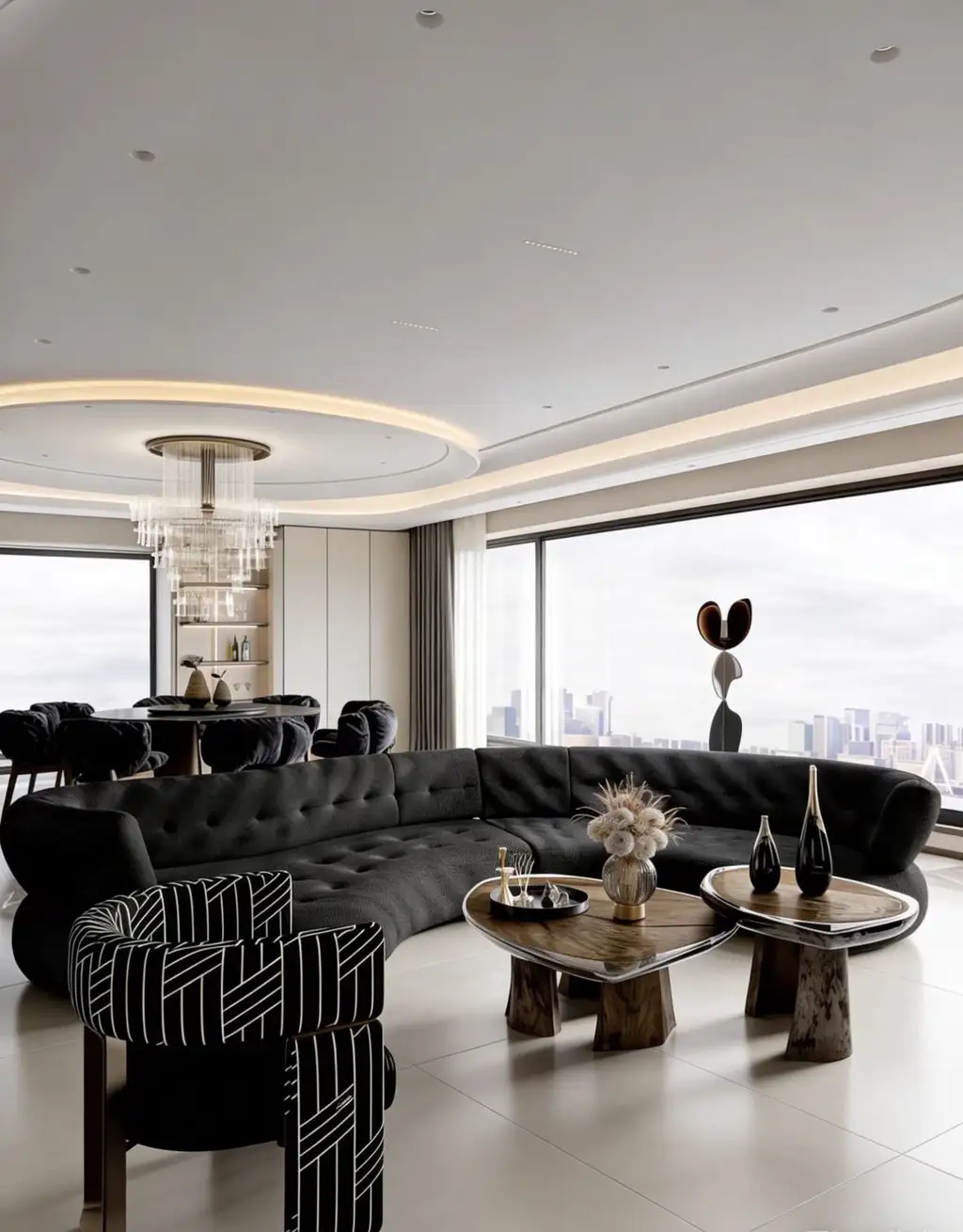 Light Luxury Full-home Rendering 03, interior view 4