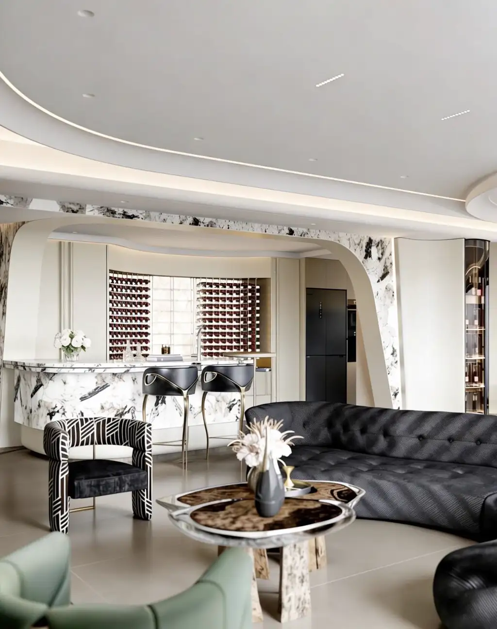 Light Luxury Full-home Rendering 03, interior view 6