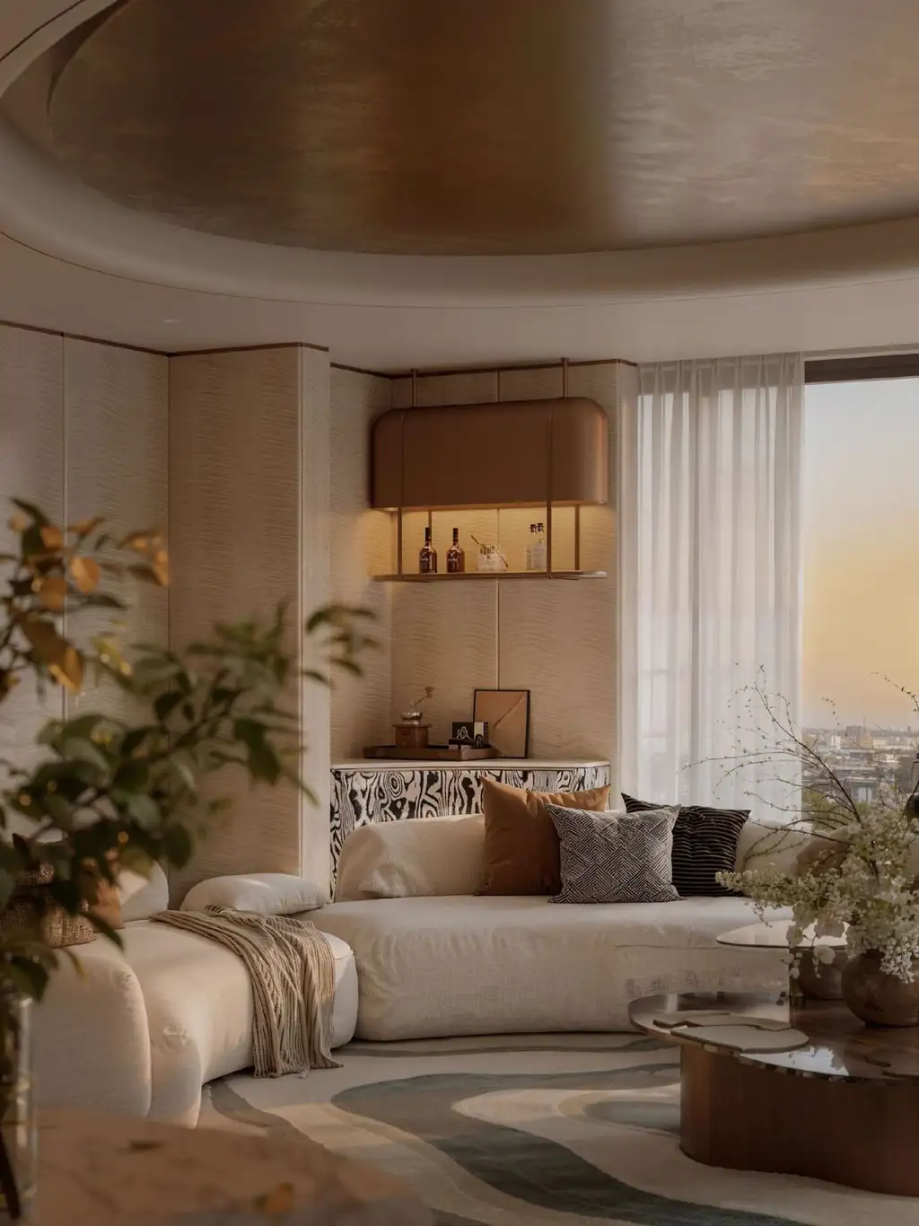 Light Luxury Interior Rendering 13, interior view 6