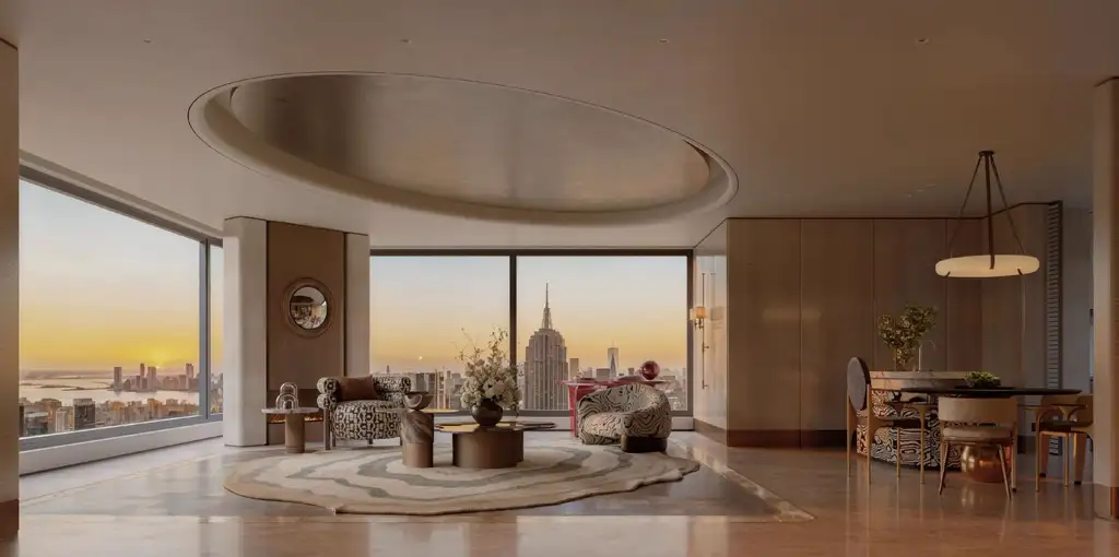Light Luxury Interior Rendering 13, interior view 7