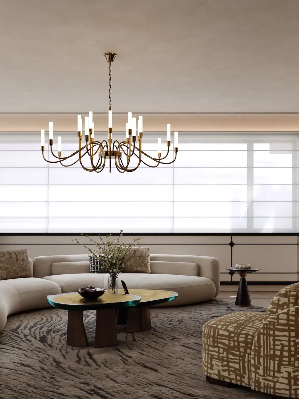 Light Luxury Interior Rendering 14, interior view 2
