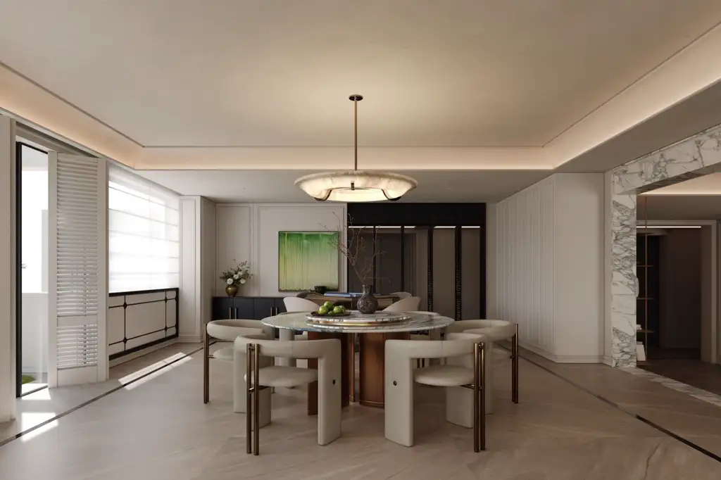 Light Luxury Interior Rendering 14, interior view 6