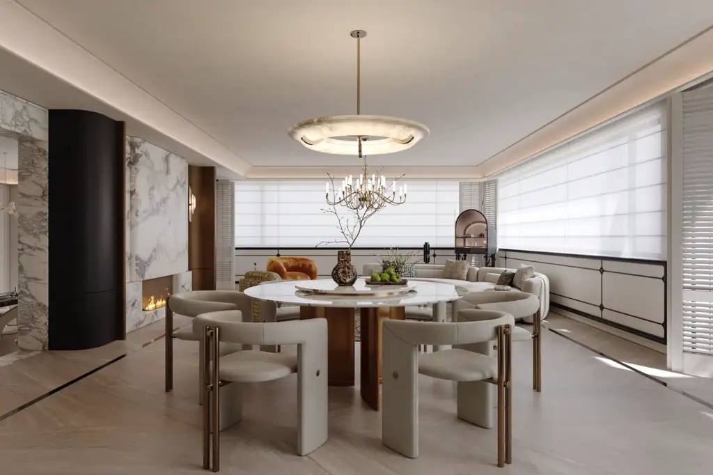 Light Luxury Interior Rendering 14, interior view 7