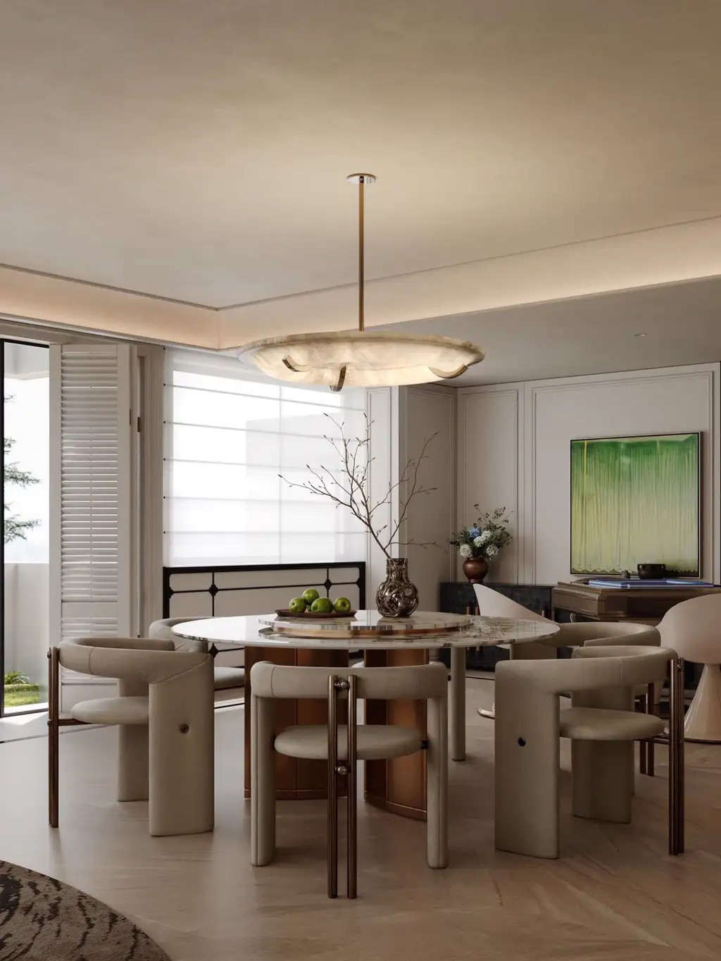Light Luxury Interior Rendering 14, interior view 8