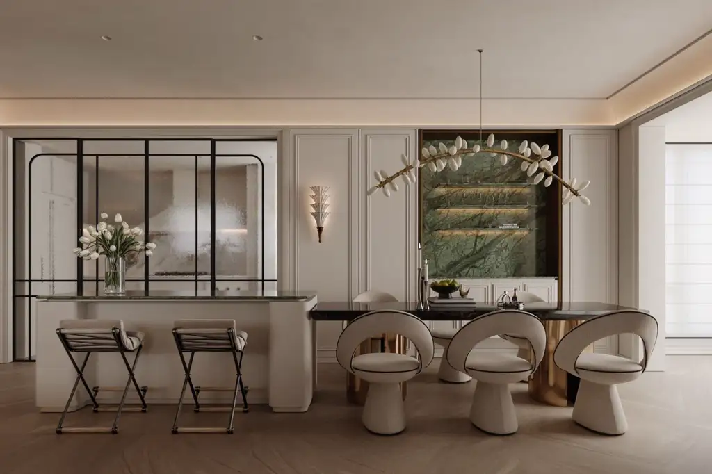 Light Luxury Interior Rendering 14, interior view 10