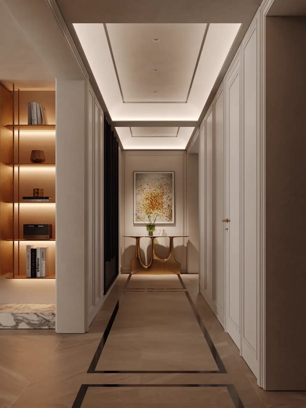 Light Luxury Interior Rendering 14, interior view 12