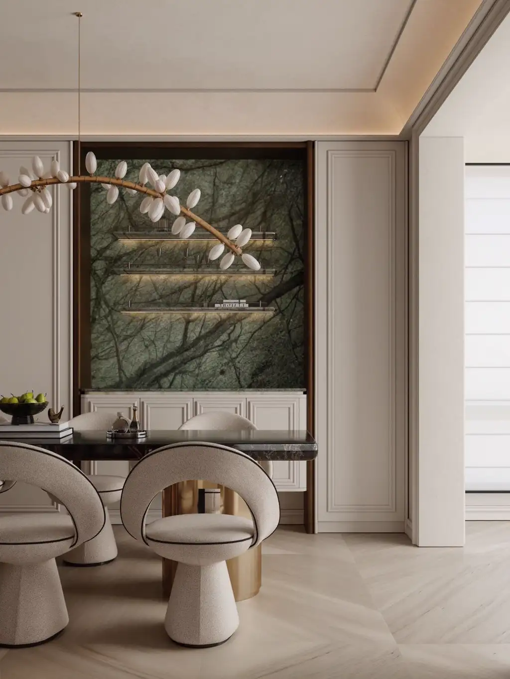 Light Luxury Interior Rendering 14, interior view 13