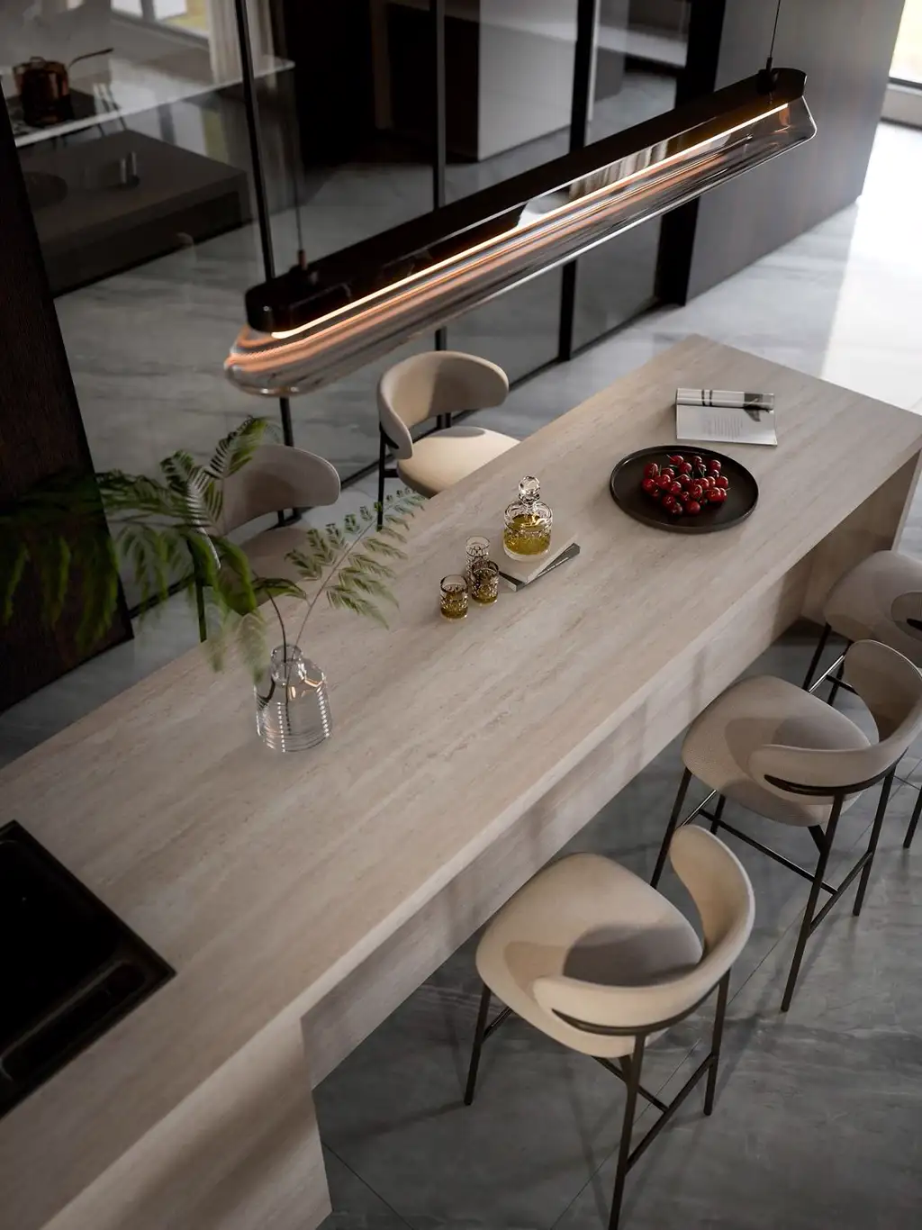 Light Luxury Full-home Rendering 04, interior view 8