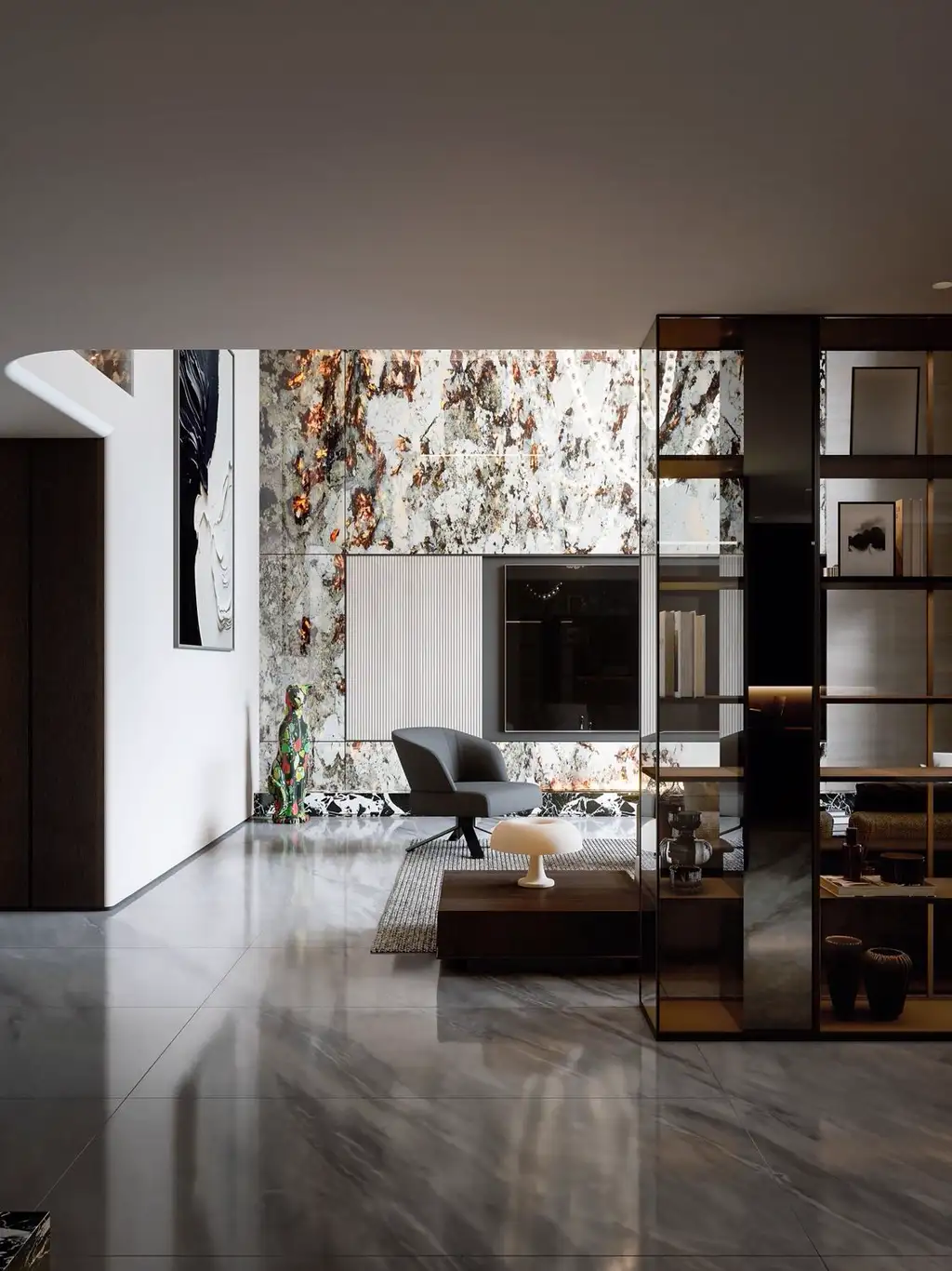 Light Luxury Full-home Rendering 04, interior view 11