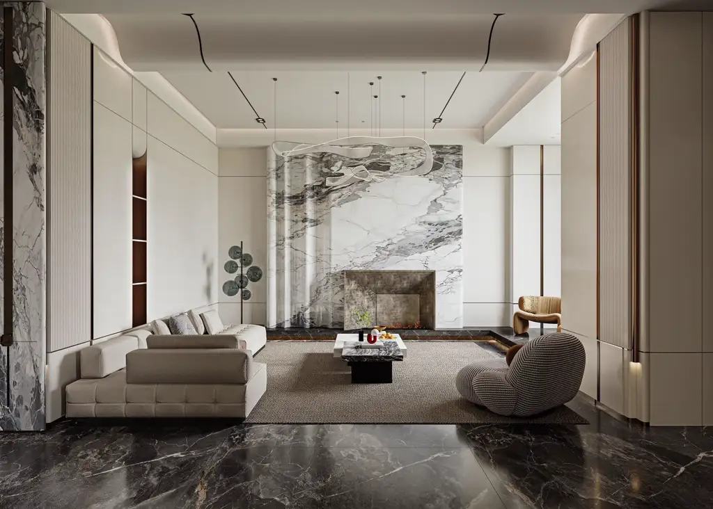 Light Luxury Full-home Rendering 05, interior view 3