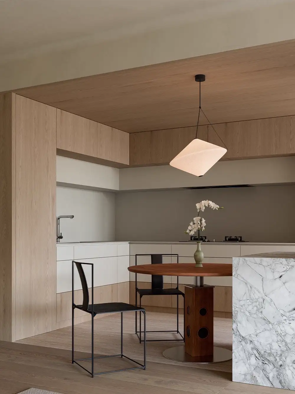 Natural Wood Interior Rendering 01, interior view 7