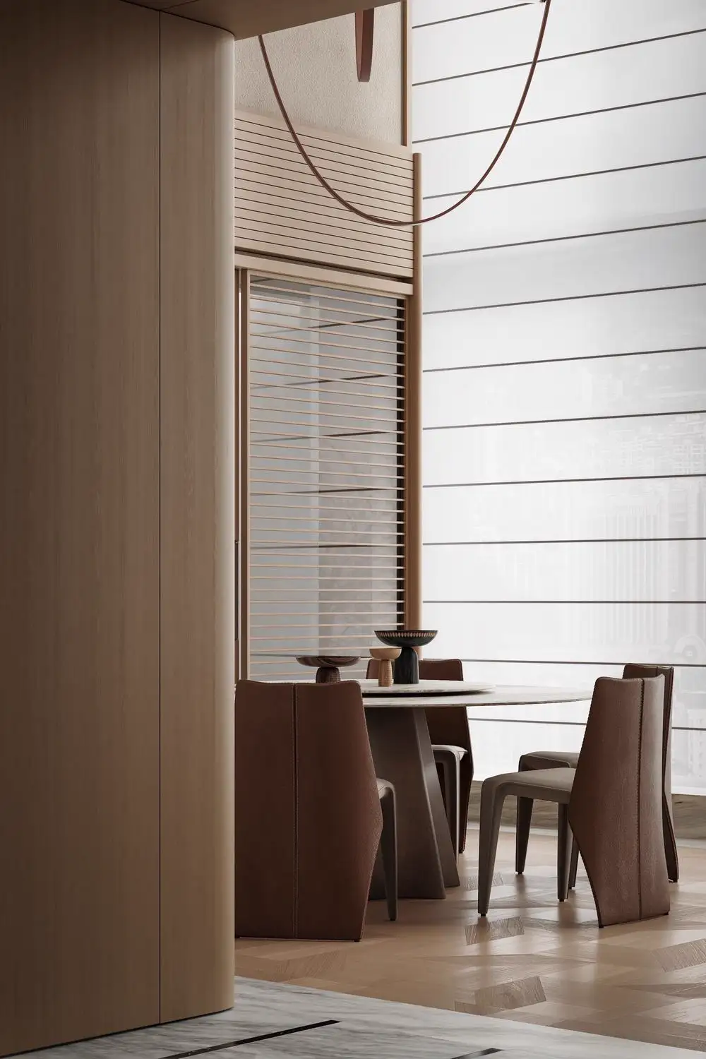 Natural Wood Full-home Rendering 01, interior view 6
